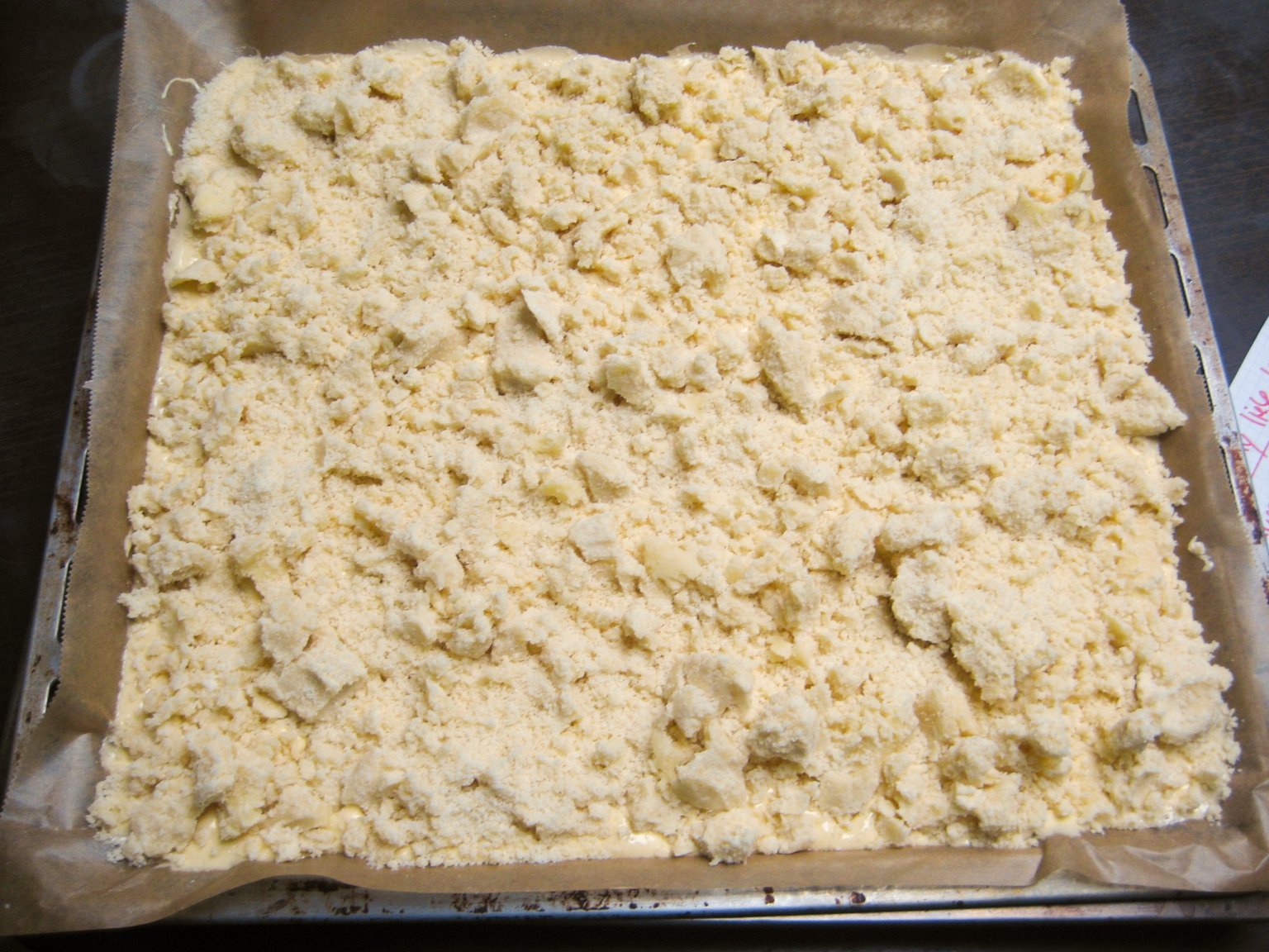 Ratz-Fatz Streuselkuchen. crumble/streusel cake from gingerlemonandspice