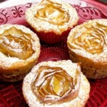 Apple Rose Muffins with Marzipan and Walnuts and the self critic in me