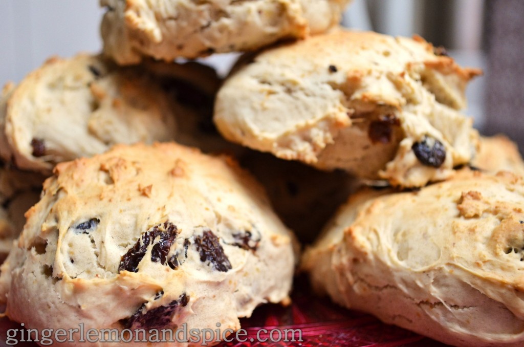 Around The World, Week by Week: Ireland -  Irish Breakfast Scones by gingerlemonandspice