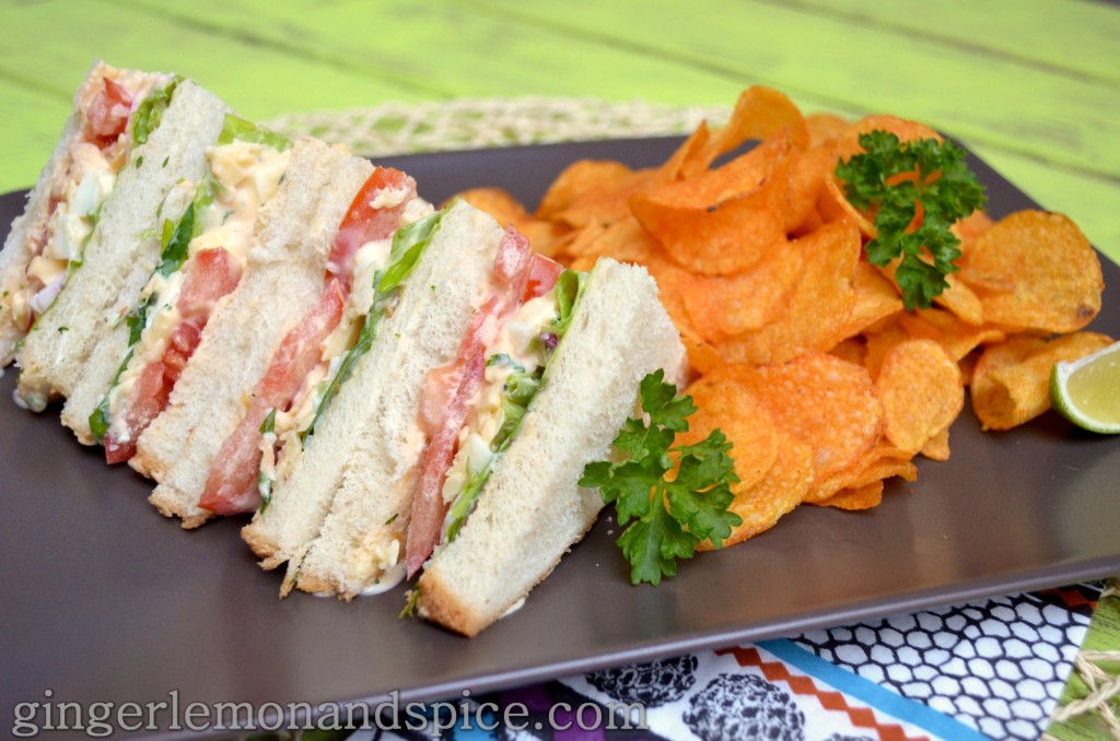 Around The World, Week by Week: Ireland -  Eggsalad Sandwiches with Crisps by gingerlemonandspice